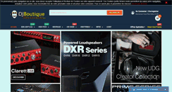 Desktop Screenshot of djboutique.fr